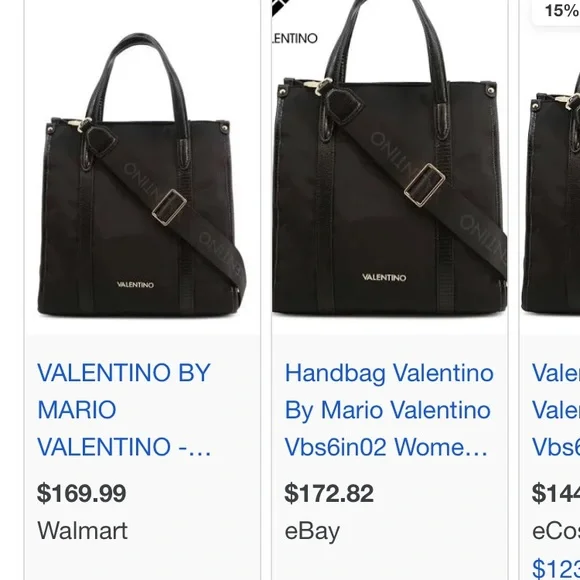 Mario Valentino used one time
